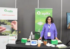 Salima Berkani, of Agdia MEA. The company offers pathogen diagnostic solutions, including rapid detection kits for ToBRFV.