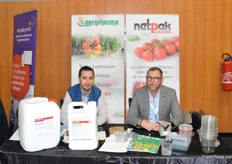 Boulaghras (left) of Netpak and Agripharma, providing packaging and phytosanitary products.