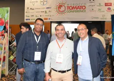 Tomato growers Zakaria Hanich, Mounir Baalla and Amine Amanatoullah.