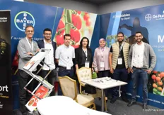 The Bayer team at the Morocco Tomato Conference. Bayer produces seeds and agricultural inputs in Morocco.