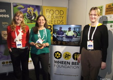 Tess Astle, Fiona Chambers and Cat Staunton from Bee Friendly Farming.