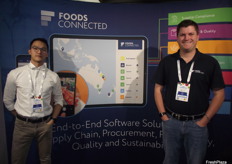 Felik Chandra and Kieran Best from Foods Connected.