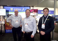 Wayne Elphinstone, Mark Dobson and Elijah Anderson from Dobmac Agricultural Machinery.