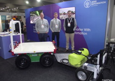 Cam Clifford and Jamal Clifford from Agri Automation Australia and Zane Sheffield from Agtech by Design.