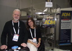 George Fakhry and Siham Elmadi from ADM Packaging Automation.