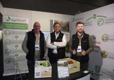 Jim Ellis, Imran Raza and Callum McCluskey from AgriSmart.