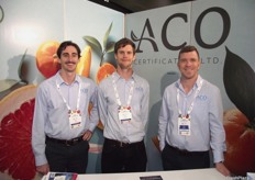 Shaun Hilton, Jason Faulkner and Shaun Hudson from ACO Certification.