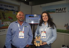 Michael Rowett and Rachel Brown from Mait Industries.