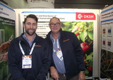 Dan McDonald and Mike Cobden from DKSH Agrisolutions.