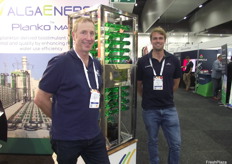 Darren Thomas from Algaenergy and Rhys Muller from De Sangosse Australia.