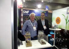 Adam Logan and Adrien Fistola from SNF Australia.