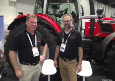 Scott McHaffie and Raph Hymus from Agco Australia.