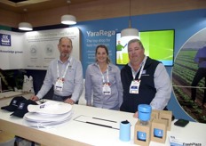 Paul Eitzen, Mikayla Leighton and Jason Brady from Yara Australia.