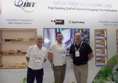 Gary Lee and Richard Jones from JBT Proseal Australia; and Dean Rockstro from Autocoding Systems.