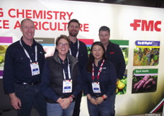 Angus Wilson, Simonne Read, Eric Vandenbrink, Matthew White and Yan Wu from FMC.