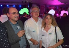 Philippe Boulanger (Allard), Gérard Tessier (Blue Whale) and Sandrine Richard (Blue Whale)