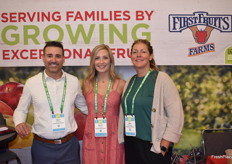 FirstFruits Farms is represented by Ryan Denney, Aimee Peters, and Sara Palmisano.