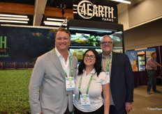 Jon Vance, Sandra Medina, and Kelly Daniels with 4Earth Farms.