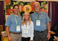 Don Roper, Kristi Harris, and Rodney Tuthill with Honeybear Brands.