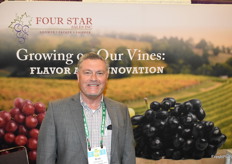 Brad Gostanian with Four Star Fruit, a grower of table grapes.