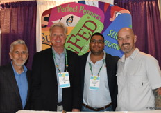 Craig Slate, JC Myers, Juan Carlos Barrionuevo and Matt Mandel with SunFed Produce.