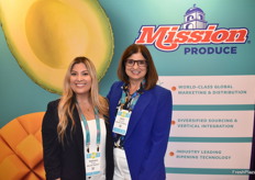 Stephanie Torres and Diana McClean with Mission Produce.