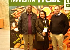 Sandesh Maharaj, national retail buyer at Woolworths with colleague Merle Harrison, product developer, and David Altenroxel of Novasun which handles avocado ripening programmes for retailers.