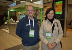 CEO of Grow Fresh Market Agents Hendrik Eksteen and Linda Botha, director at the Grow Group.