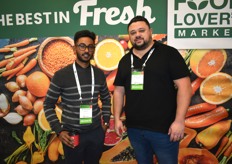 Shravan Premchan from Greenfresh and Jason van Tonder, business development manager at Redfern Labels.