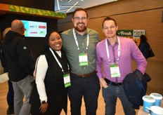 Representing AssureCloud, food safety specialist: Michelle Tsamba, Daniel Hall and Juhann Roussouw. 