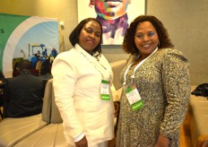 Reginah Rakoma from the Department of Agriculture, Land Reform and Rural Development and Zodwa Cibane from the Agricultural Produce Agents Council (APAC)