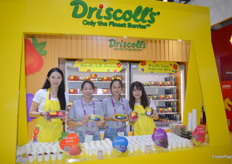 The Driscoll's team of servers were happy to offer samples of different berries to eager show visitors what is on offer from the United States.