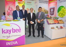 The Kaybee Exports team from India. The show started well and it seems there's more interested visitors this year, they also had good leads with even more people from Europe the company representatives noted.