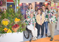 The Fruitworks team from South Africa were so happy to showcase their fine dress sense and even finer fruit to the Asia region. 