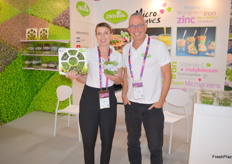 2BFresh Israel microgreens growers from Israel had Yael Mendel and Avner Shohet. They say Hong Kong is their best market by far. 