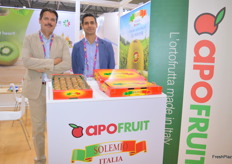 Apofruit from Italy had Renzo Balestri and Marcello Guidi, who said due to the Red Sea issues they could not send fruit to meet the good demand in Asia.