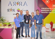 The Grapa team had their latest Arra table grape varieties, grown in different parts of the world, available for tasting.