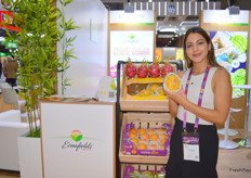 Evelyn Vallejo, from Ecuafields is based in Riobamba, Ecuador, where they grow exotic fruit. They will soon be exporting the exotics to South Korea and more to China.