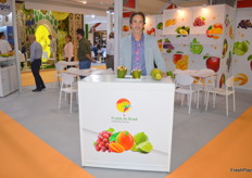 Renato Giosa Miralla from MBR company export the whole portfolio of Brazilian fruit to the world.