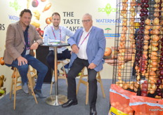 Sander Kleinjan from Sawari Fresh, Michel Veltman from Waterman and Arie Havelaar from Sawari Fresh, from the Netherlands.