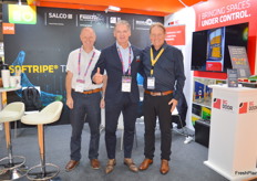 BG Door International/Softripe had David Rodden, Jan Van Kessel and Roland Wirth at their stand.