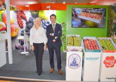 FruitMasters from the Netherlands had Svetlana Soldatova and Fabian Dumont to showcase their apples, pears and berries.