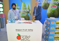 Gurdip Singh from GSI Associates in India are independent agents and Marc Evrard from Belgian Fruit Valley.