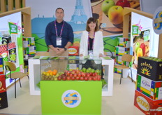 Distrimex from France Victor Laurent and Nathalie Casal are exporters of apples who aim to develop exports in Asia and meet Indian customers at the show too.