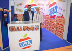 USA Apple Export Council's Jino Joseph based in India and Tony Yeo based in Singapore.