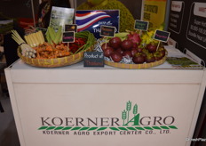 Koerner Agro from Thailand exports turmeric, passion fruit, mangosteen, baby corn and dragon fruit. 