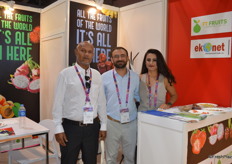 Fuad Zahir from FT Fruits with Onur Cemil Akar and Eda Akar from Ekonet. 