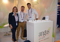 Angus Soft Fruit traveled from Scotland for the show, the company grows strawberries, raspberries and blackberries and are now exporting to Asia, mainly Hong-Kong and Japan. Jill Witheyman, John Gray and Gordon Porter were at the stand.  