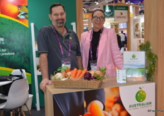 It has been a good growing season for carrots in Australia and exports have been good. Melissa Cross and David Higham were on the stand at Global Exports. 