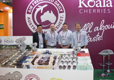 Hong-Kong, Singapore, Vietnam are the biggest export markers for Australian Koala Cherries. China is also looking promising again and Korea has also opened for Australian cherries. Chris Chen, Craig Boulton, Michael Rouget and Richard Furphy. 